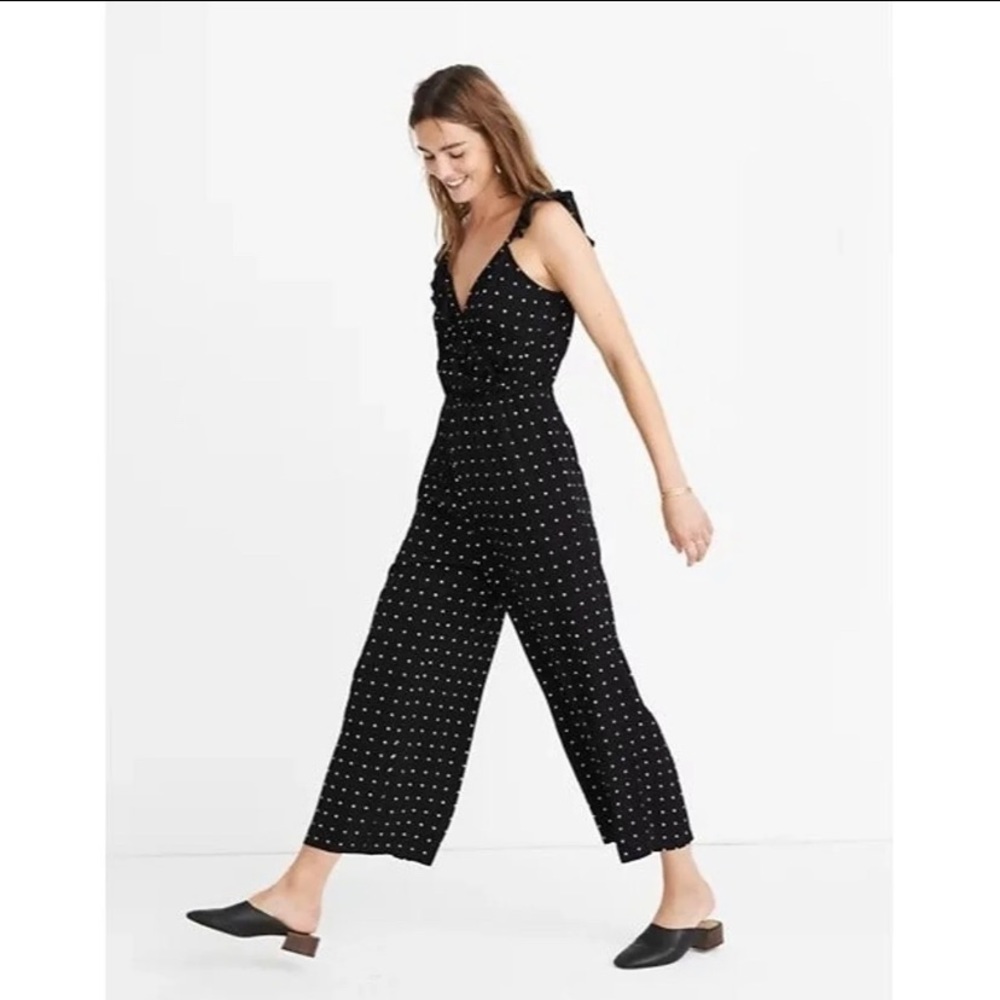 Madewell Ruffle Wrap Jumpsuit